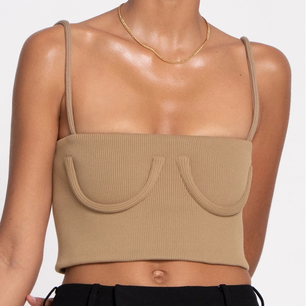 ORSEUND IRIS CAMEL TUBE TOP